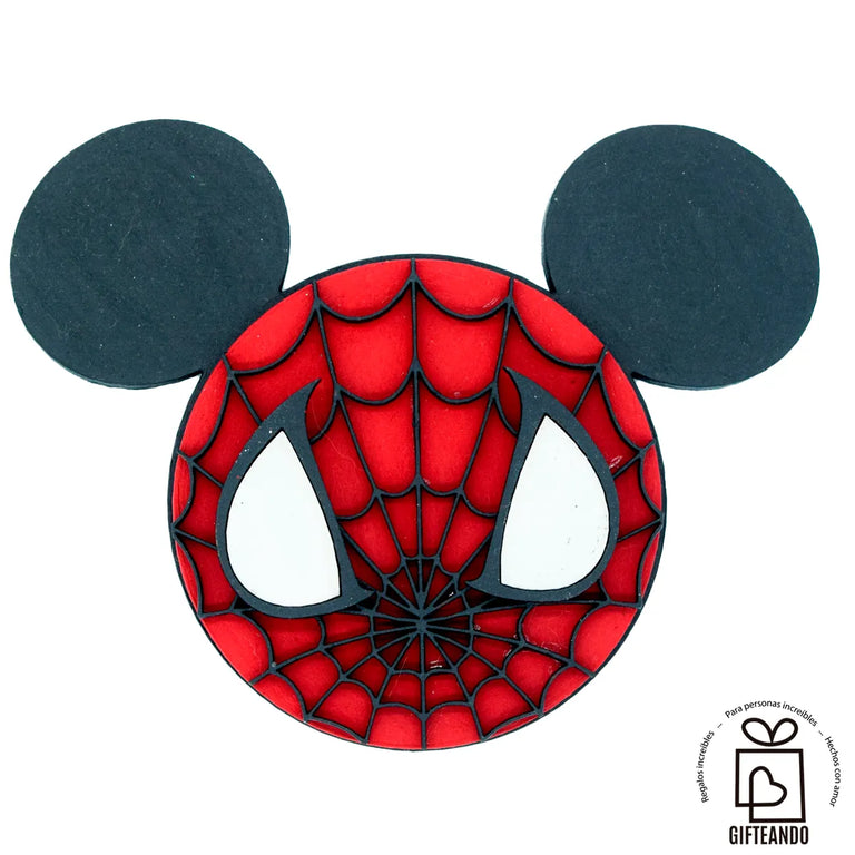 Figura para Letrero Intercambiable - Avengers SpiderMan - Gifteando