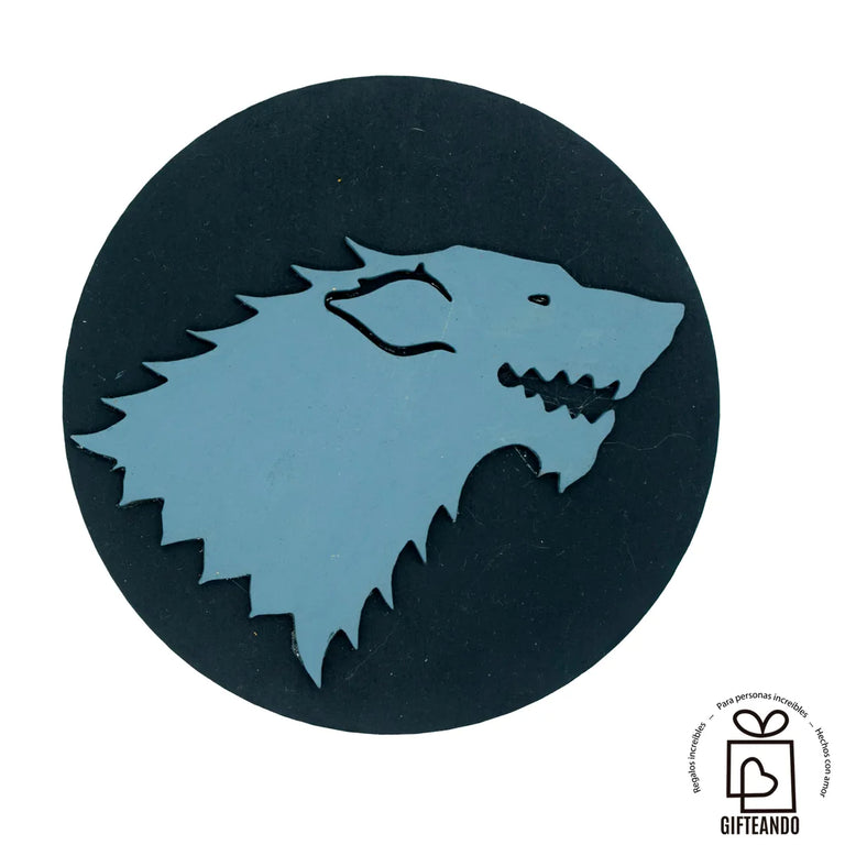 Figura para Letrero Intercambiable - GOT Casa Stark - Gifteando