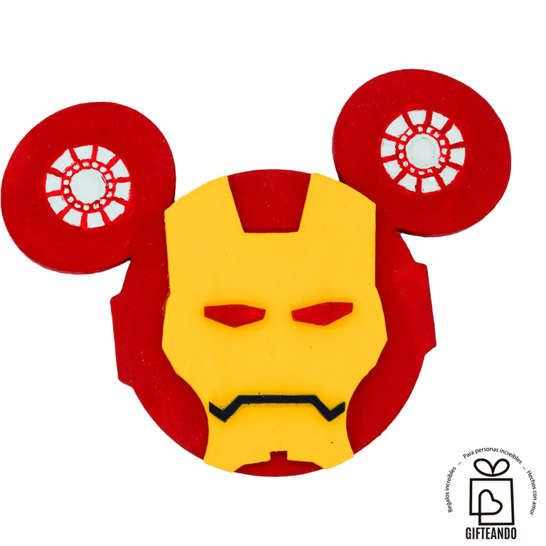 Figura para Letrero Intercambiable - Avengers Iron Man - Gifteando