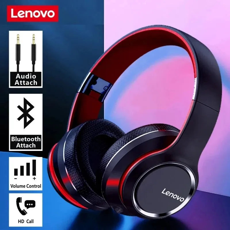 LENOVO Audífonos sobre la oreja plegables de alta fidelidad AUD-053 - Gifteando