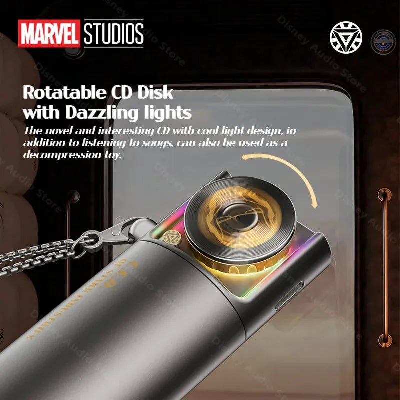 Disney Marvel audífonos con collar, estéreo HIFI, inalámbricos, luces deslumbrantes, micrófono. Aud-128 - Gifteando