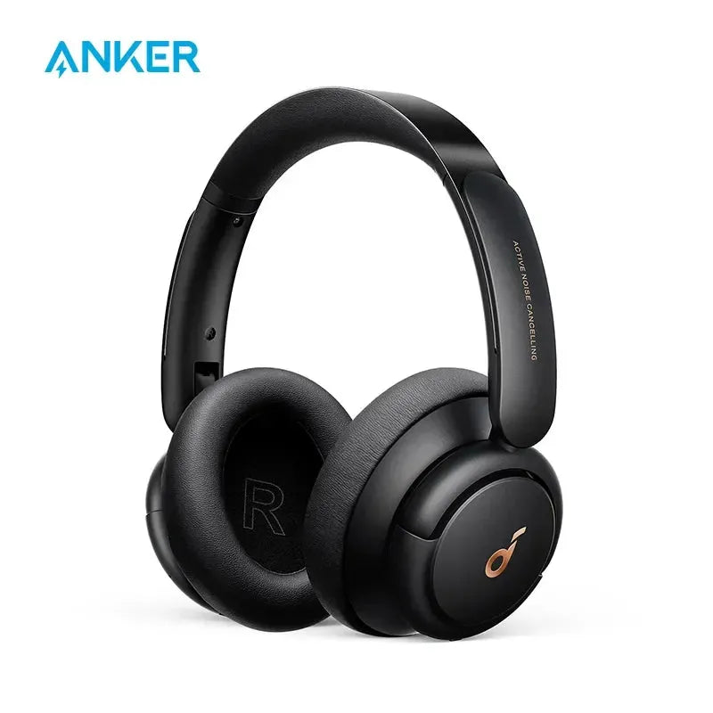 ANKER audífonos sobre oreja. ¡Sumérgete en un sonido cristalino y su tecnología de cancelación de ruido! Aud-143 - Gifteando