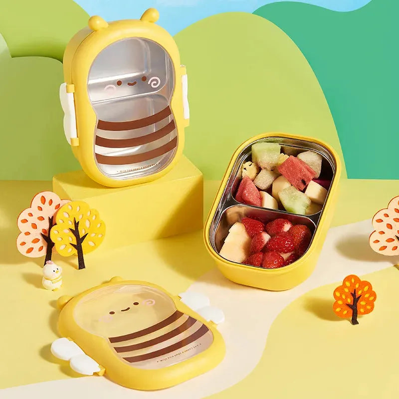 Lunch Box de acero inoxidable en forma de abeja - Gifteando