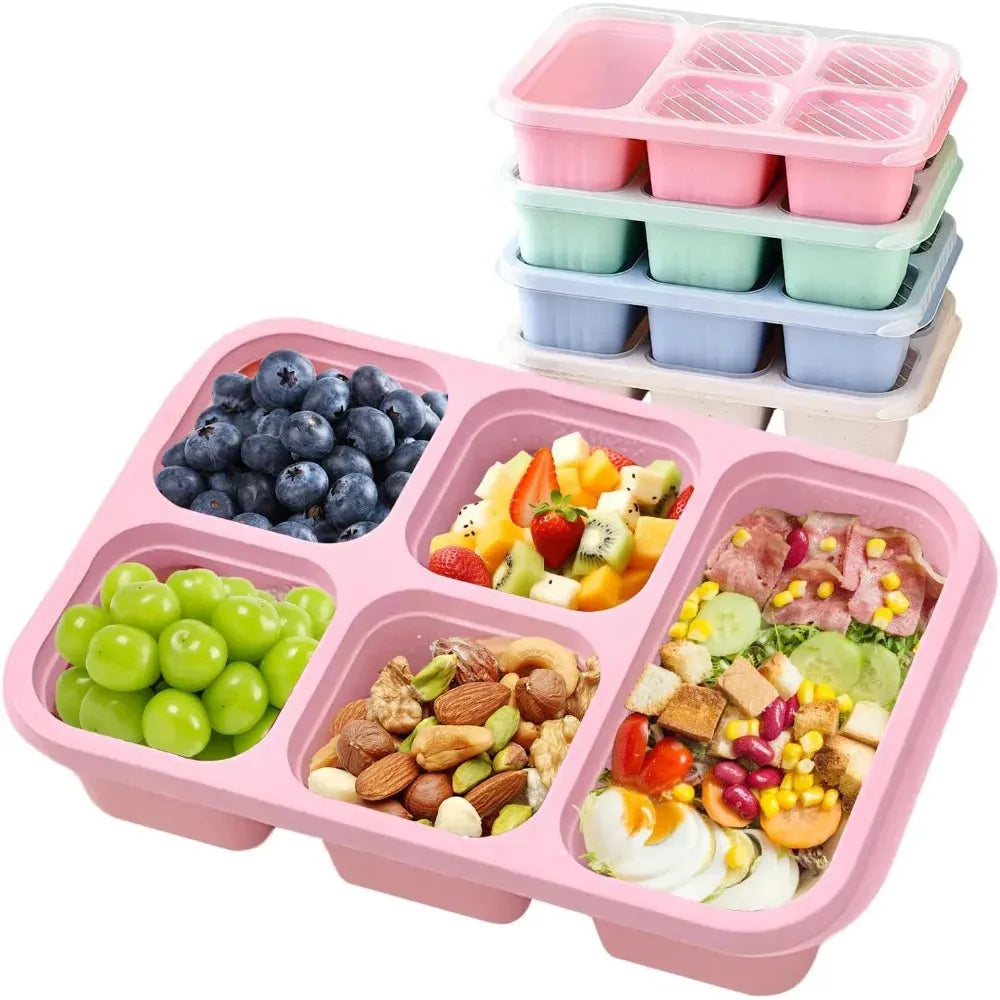 Bento Box Reutilizable con 5 Compartimentos - Gifteando