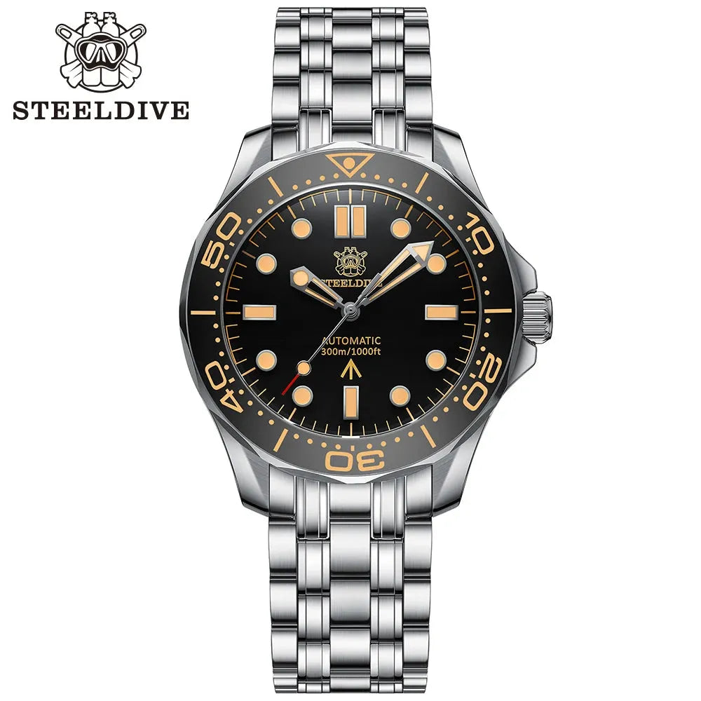 STEELDIVE reloj para hombre, automático ¡Aventúrate con Estilo: Reloj de Buceo de 200M! REL-058 - Gifteando