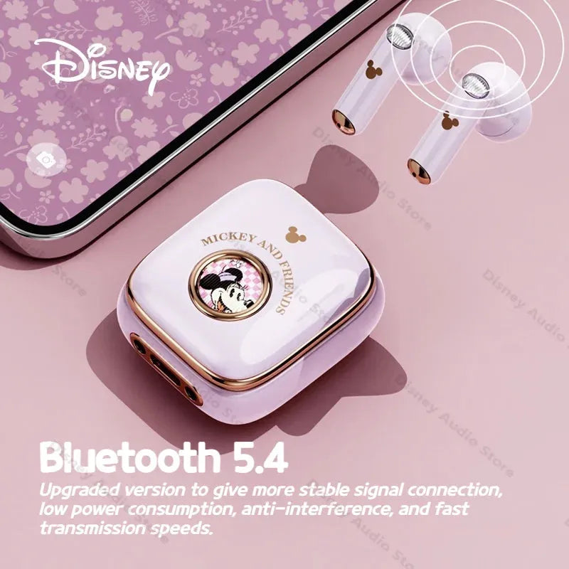 Disney audífonos retro Mickey, in-ear, inalámbricos BT 5.4, Cancelación de Ruido, TWS perfectos para regalar. Aud-130 - Gifteando