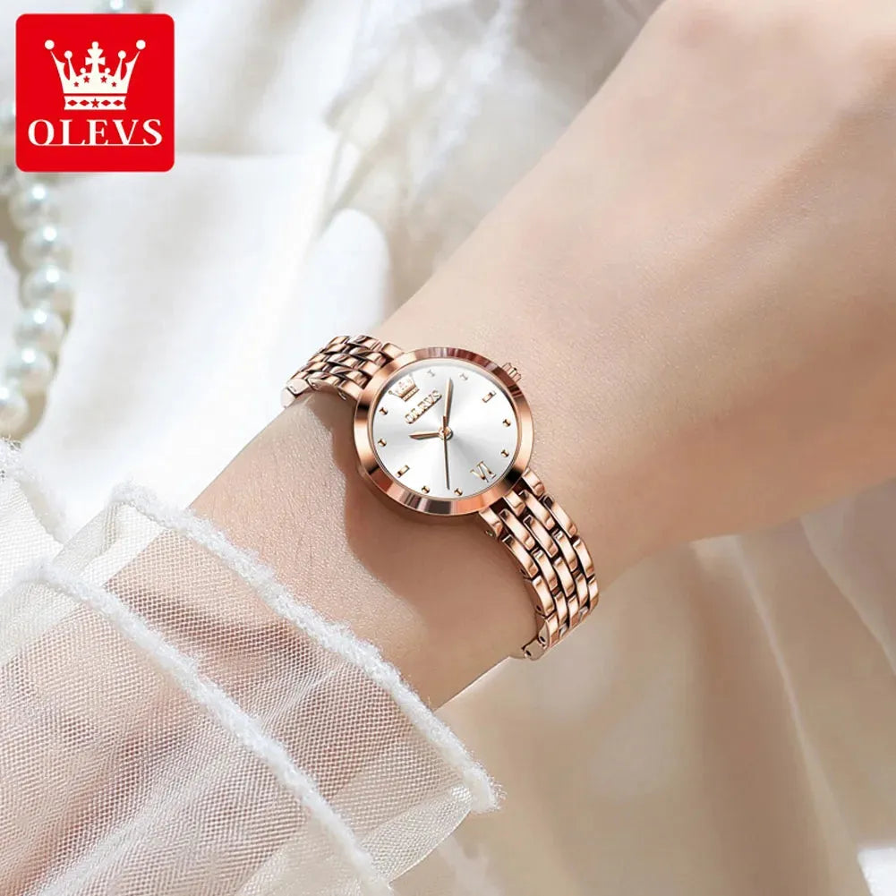 OLEVS reloj para dama, de cuarzo, esfera pequeña, elegantes. REL-027 - Gifteando