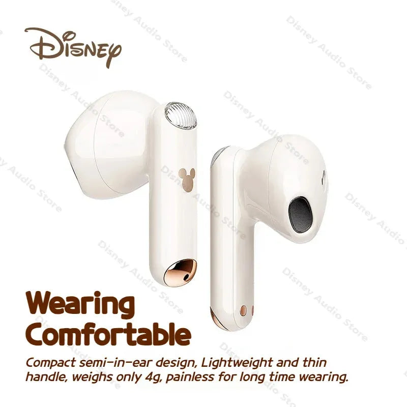 Disney audífonos retro Mickey, in-ear, inalámbricos BT 5.4, Cancelación de Ruido, TWS perfectos para regalar. Aud-130 - Gifteando