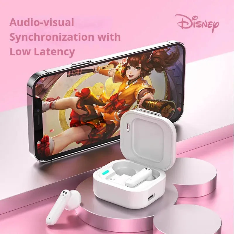 Disney audífonos in-ear, originales, inalámbricos, con micrófono, Mickey, Minnie. AUD-120 - Gifteando