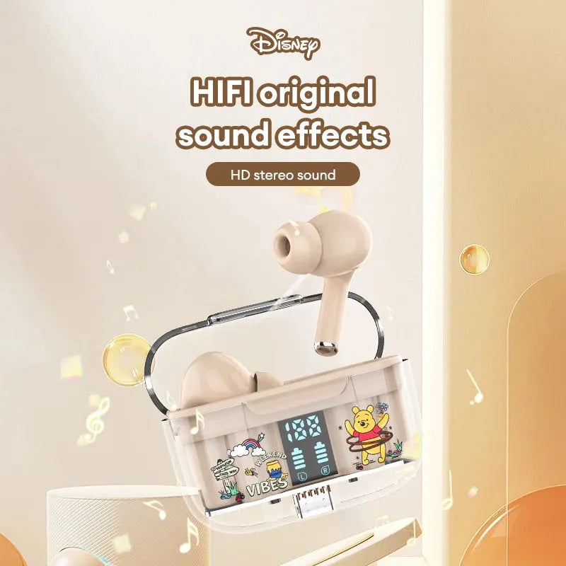 Disney audífonos, transparentes, sonido HIFI, perfecto para regalo niños, varios personajes Disney. AUD-121 - Gifteando