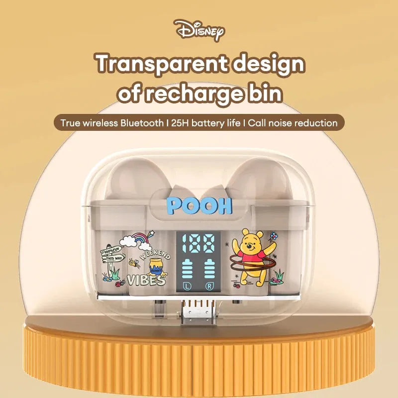 Disney audífonos, transparentes, sonido HIFI, perfecto para regalo niños, varios personajes Disney. AUD-121 - Gifteando