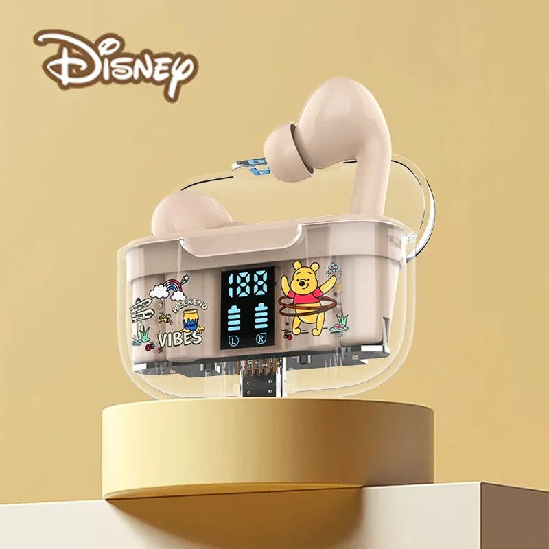 Disney audífonos, transparentes, sonido HIFI, perfecto para regalo niños, varios personajes Disney. AUD-121 - Gifteando