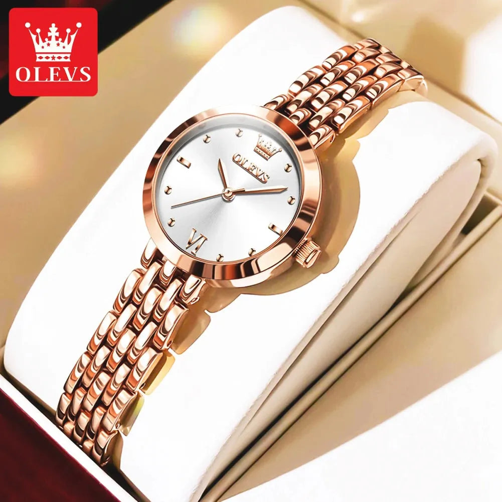 OLEVS reloj para dama, de cuarzo, esfera pequeña, elegantes. REL-027 - Gifteando