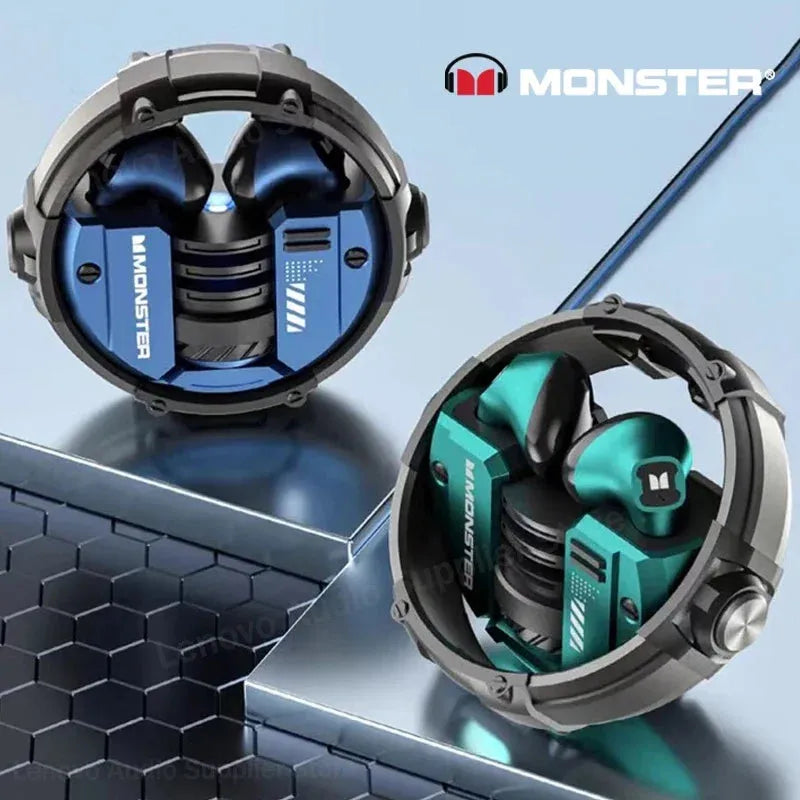 Monster audífonos, reducción de ruido, modo dual, para juegos, tipo spinner, resistentes al agua, con micrófono. Aud-071 - Gifteando