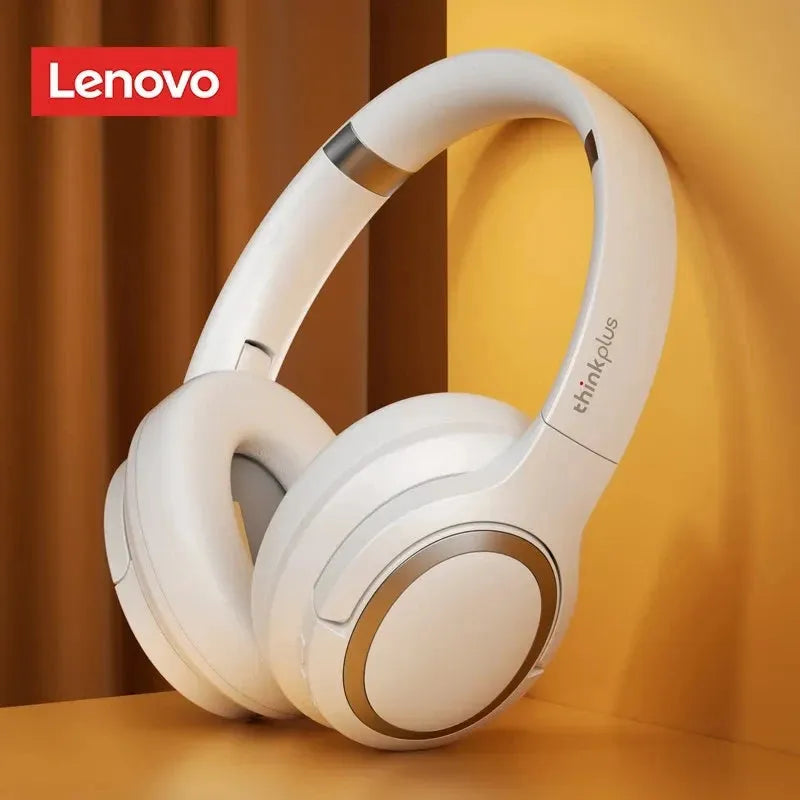 LENOVO audífonos sobre oreja, HIFI, cancelación inteligente de ruido, gran potencia AUD-052 - Gifteando