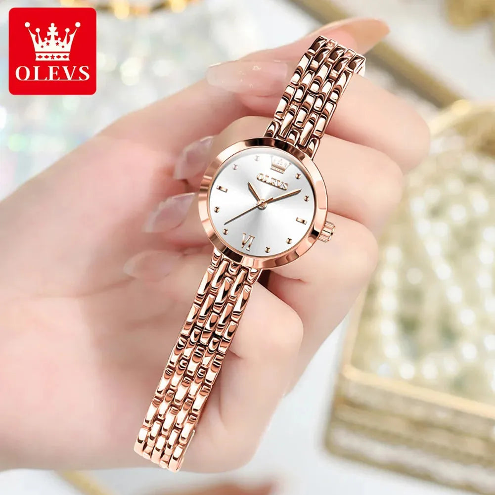 OLEVS reloj para dama, de cuarzo, esfera pequeña, elegantes. REL-027 - Gifteando