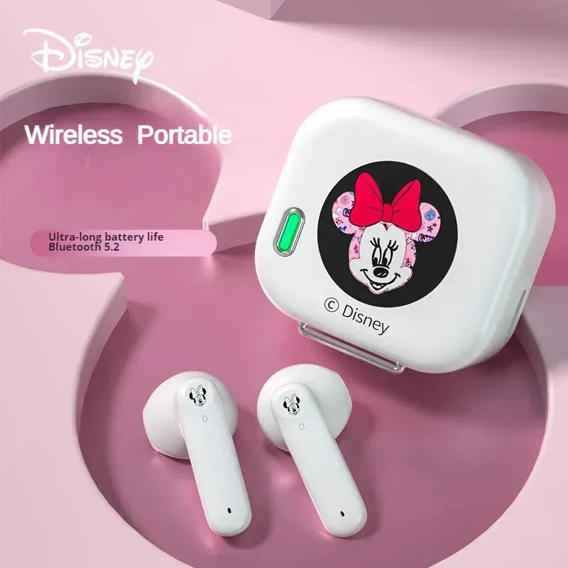 Disney audífonos in-ear, originales, inalámbricos, con micrófono, Mickey, Minnie. AUD-120 - Gifteando