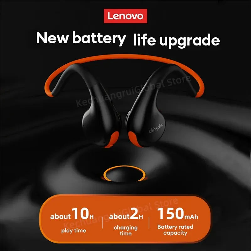 LENOVO originales audífonos de conducción osea, deportivos, gancho para la oreja al aire libre AUD-051 - Gifteando