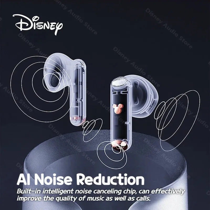 Disney audífonos retro Mickey, in-ear, inalámbricos BT 5.4, Cancelación de Ruido, TWS perfectos para regalar. Aud-130 - Gifteando